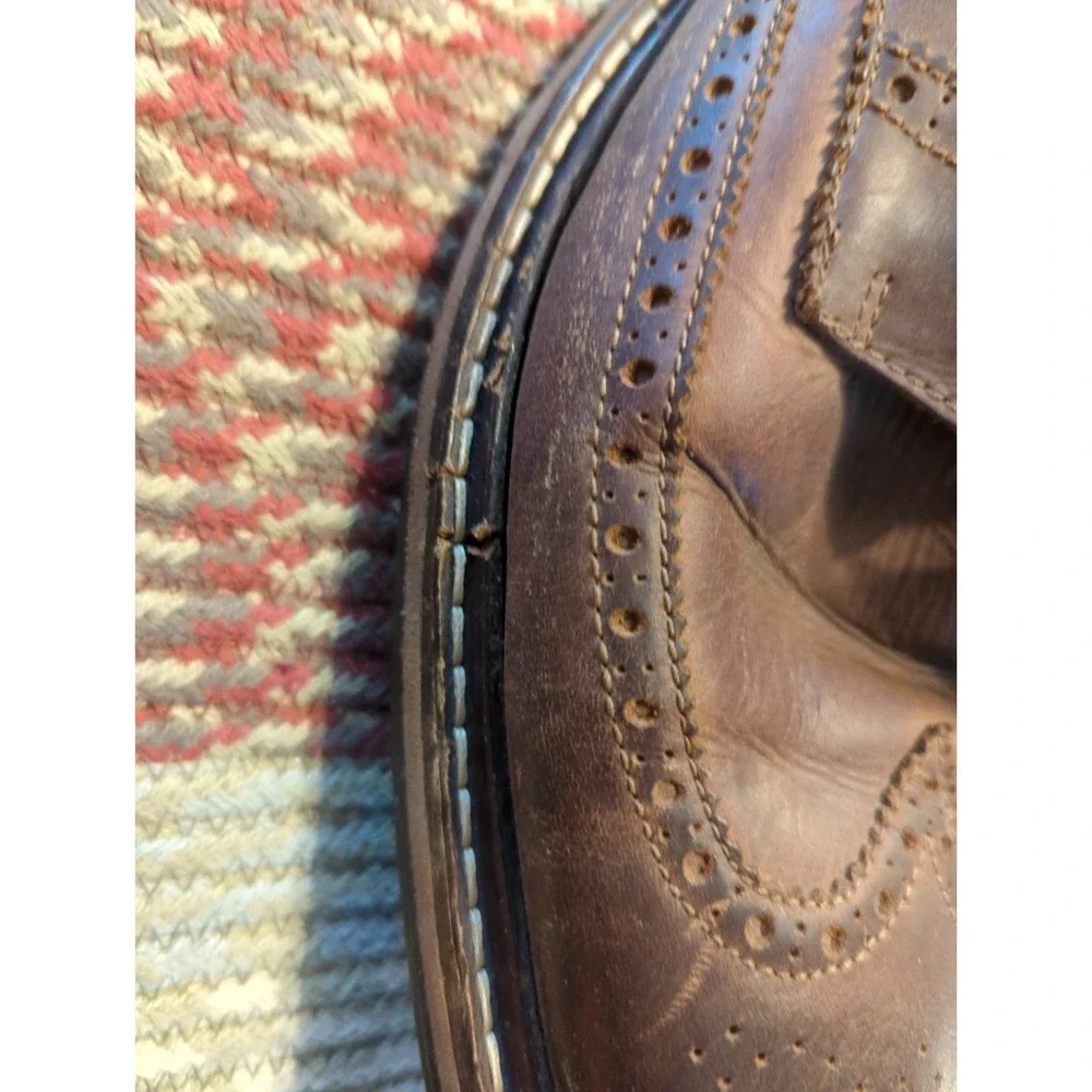 Cole Haan Boots Men's‎ 13M Brown Chukka Wingtip Casual Laceup Comfort C20291
